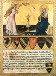 Annonciation. Giovanni di Paolo. Vatican
